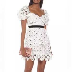 New Self portrait daisy mini dress